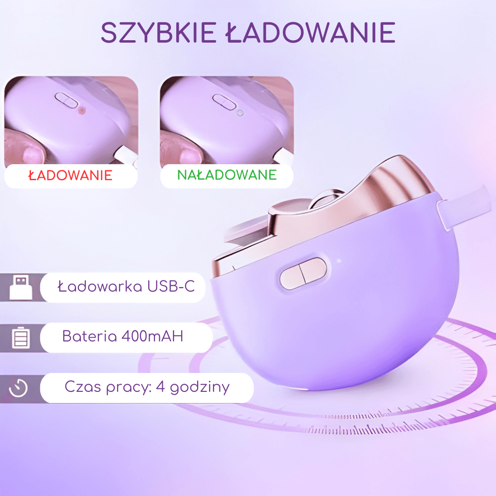 Aventio NailAura - pilnik do paznokci z funkcją polerowania