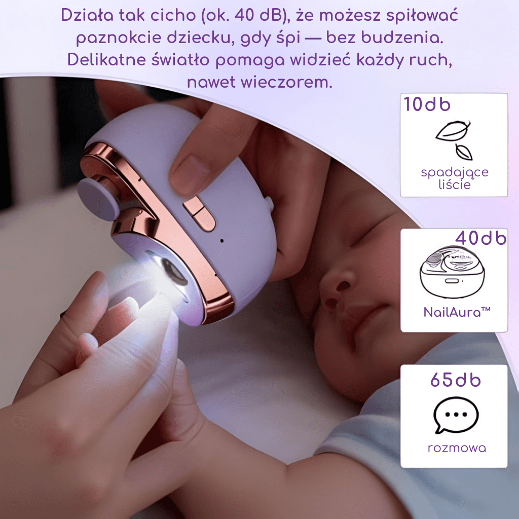 Aventio NailAura - pilnik do paznokci z funkcją polerowania